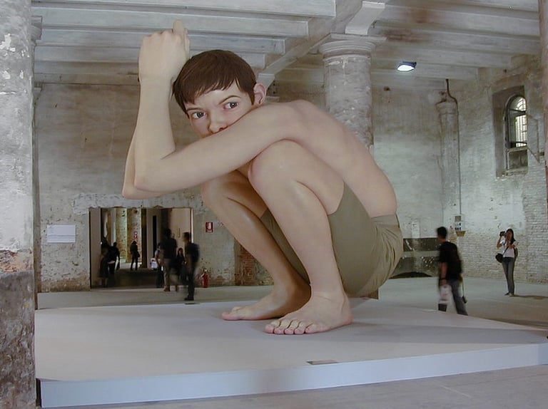 Esculturas gigantes de Ron Mueck