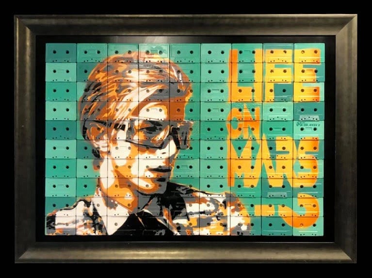 question tableau cassette audi David Bowie