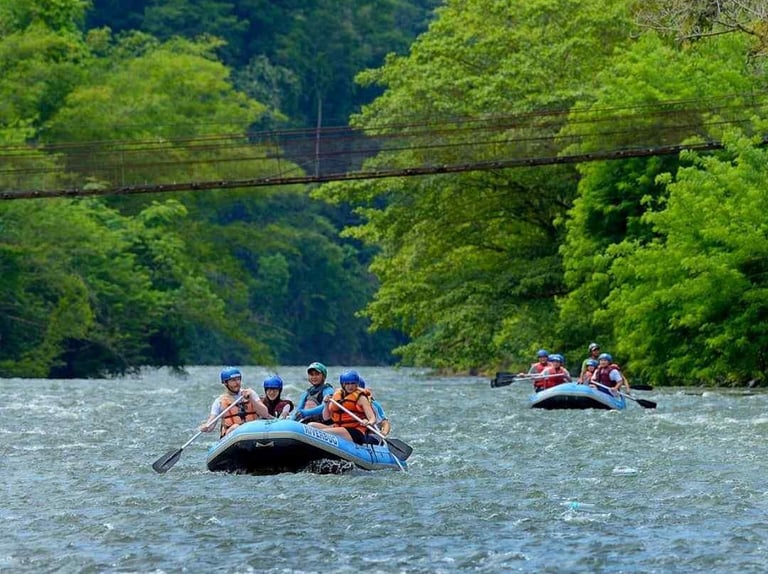 Kiulu white water rafting