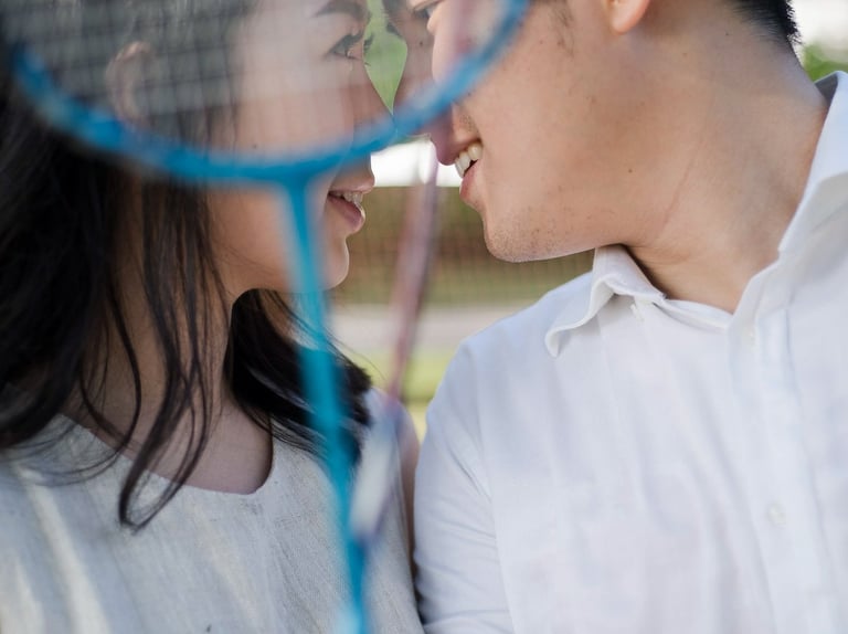 Romantic close moment during proposal session at Sofitel Nusa Dua Bali