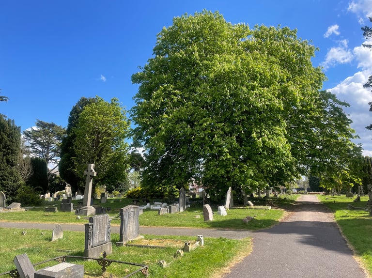 churchyard at St Jude's Church Englefield Green