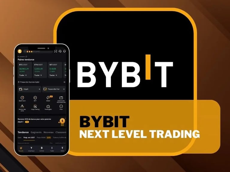 Trade with ByBit on mobile with active referral code BONUSOK