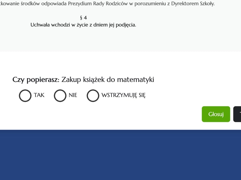 oddaj swój głos