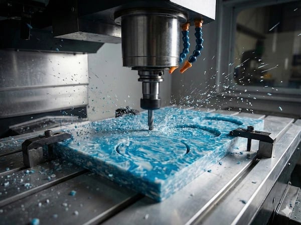 Découpe CNC d'une médaille de sport recyclée