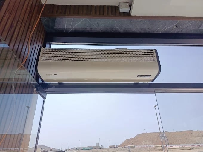 STEEL White Air Curtain