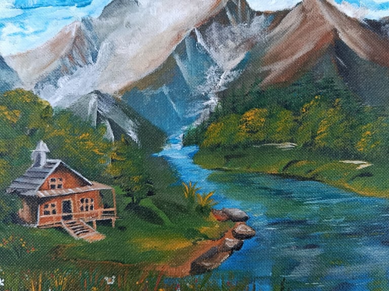 Serenity over the valley - LUCKY MAINGI