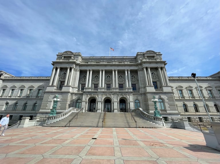 The Library of Congress in Washington DC