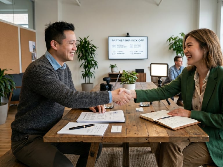 agency owner with canadian creator