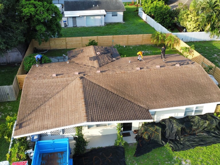 reroof sarasota gaf shingles