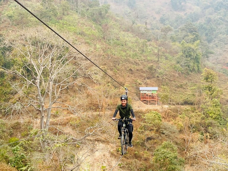 Wire Sky Cycling Zipline SAM Zipline