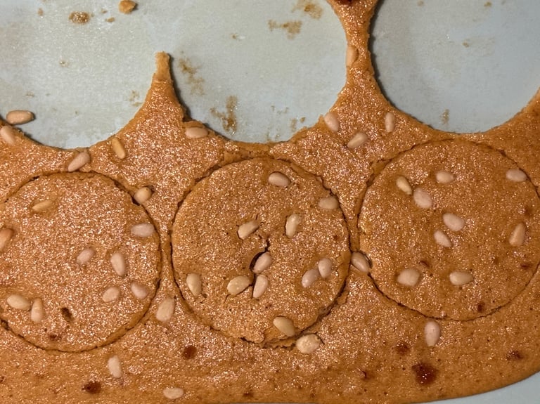 biscuit moelleux miel pignon