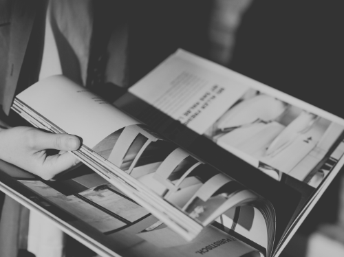 An open magazine | fashion translation