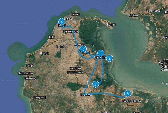 Route map Stay at Mandinari River Lodge Photo Hide Includes 5 excursions to birding hotspots plus 1 