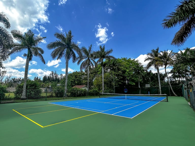 Private Residence Tennis Court, Davie, Fl