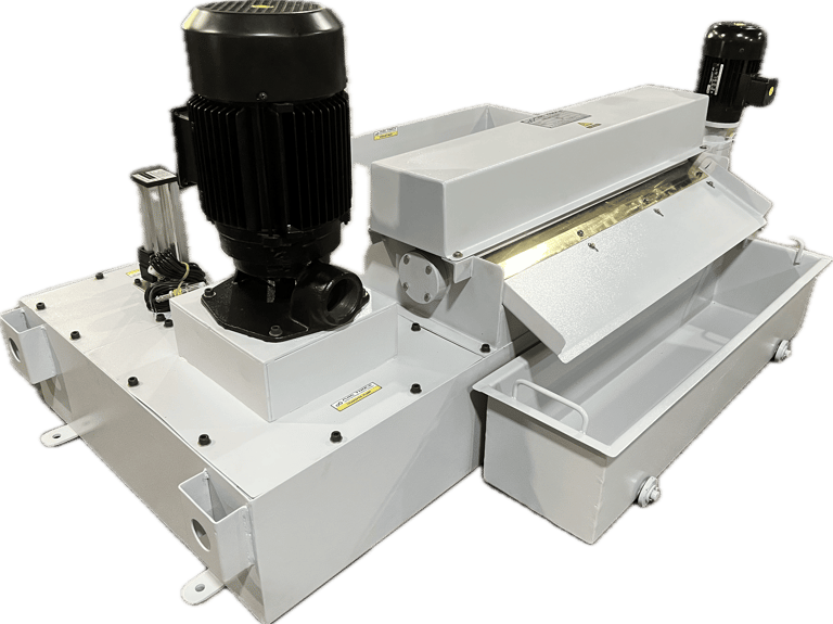 Plain ss 304 drum type magnetic coolant filter with coolant tank and supply pump