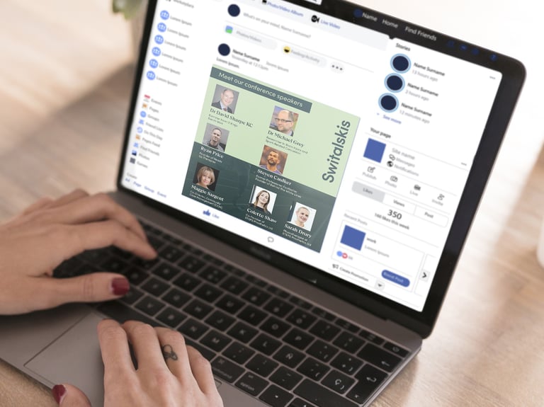 Social media adverts for Back in Play: Rehabilitation and Recovery Through Sports event