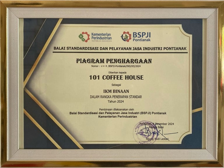 Oiagan dari BSPJI Pontianak sebagai IKM Binaan penerapan standar