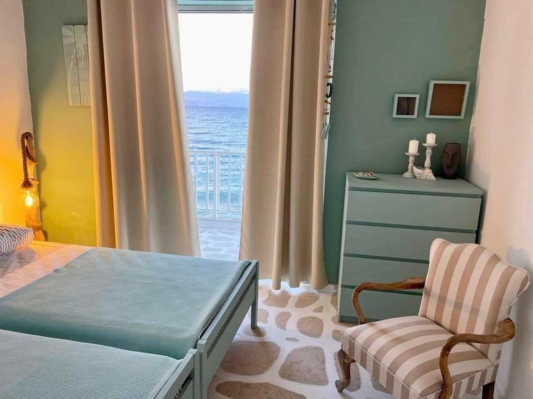 butas ant jūros kranto Graikijoje Dione