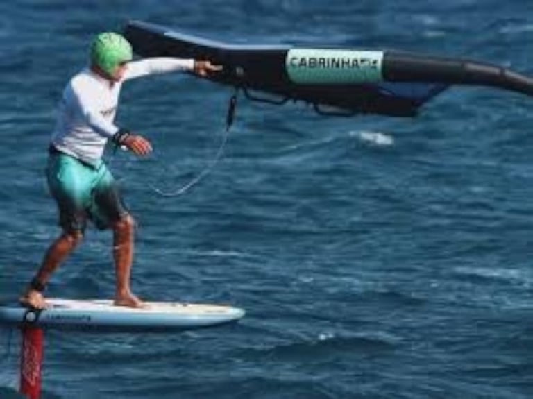 wing foiling in the canary islands