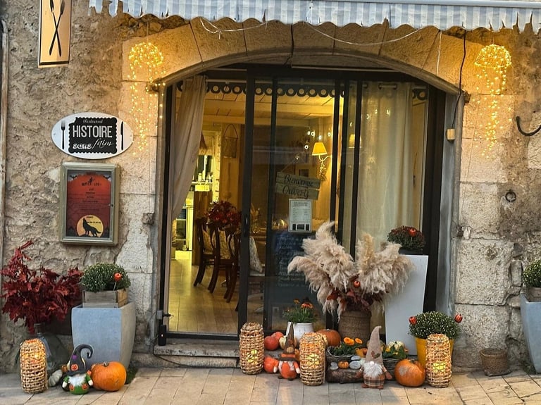 restaurant histoire sans faim montauroux