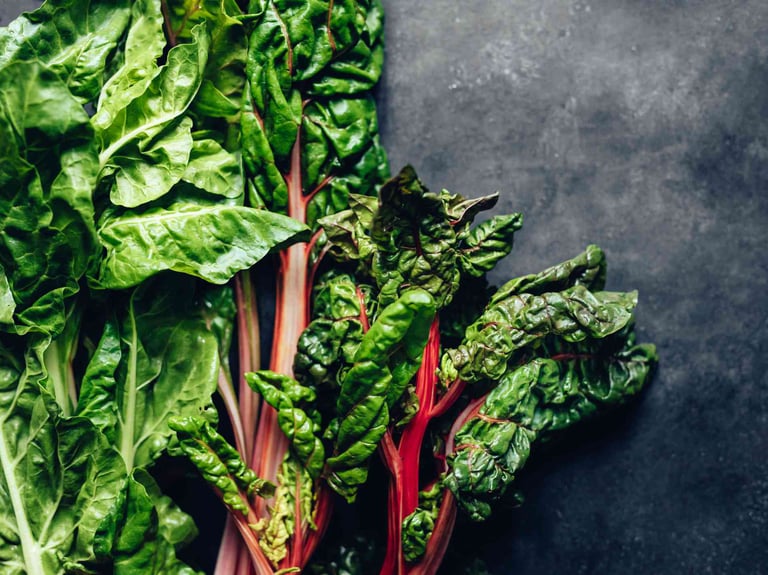 Green leafy vegetables 