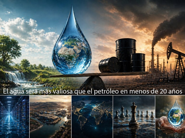 El agua será más valorada que el petróleo