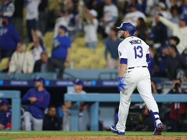 Max Muncy hits a walk-off home run on April 10, 2026. This caps off a 3-home run game for Muncy.