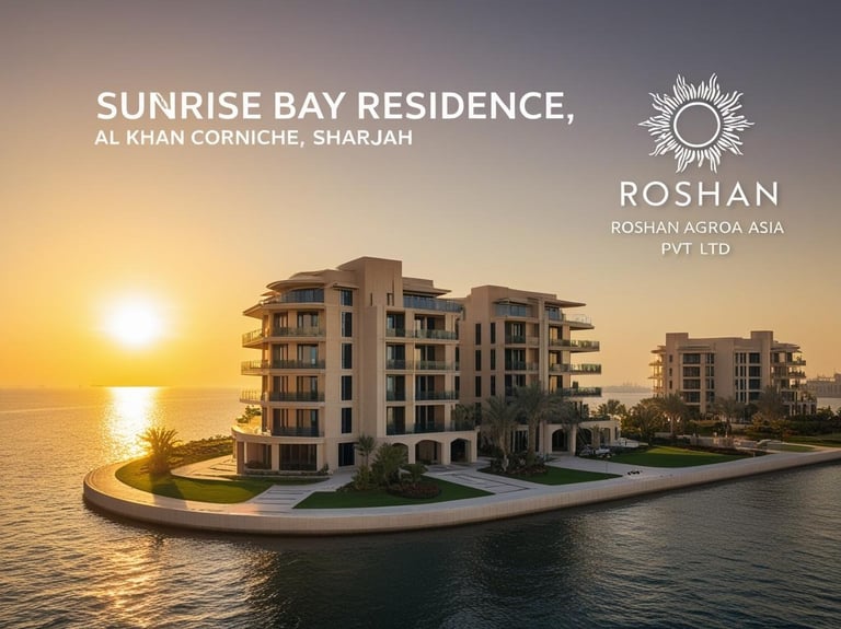 a sunset view of a resort in the middle of the day