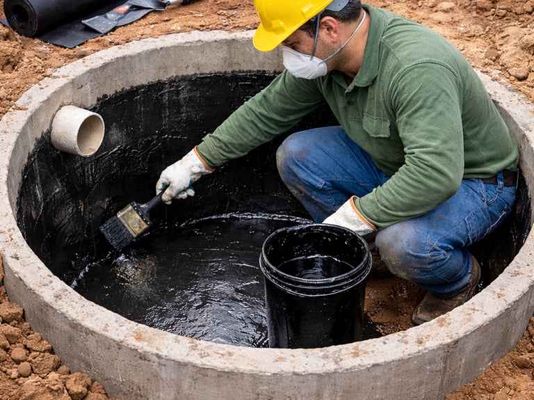 impermealização de fossa 