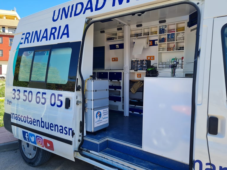Unidad veterinaria a domicilio en Molina de Segura