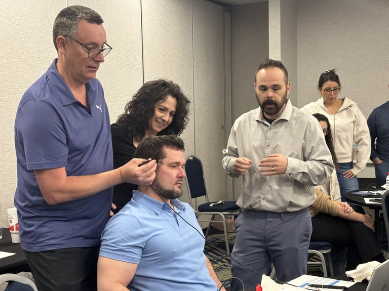 Dr. Rubin teaching TCD to students.