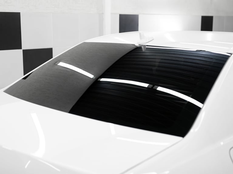 car rear window repaired