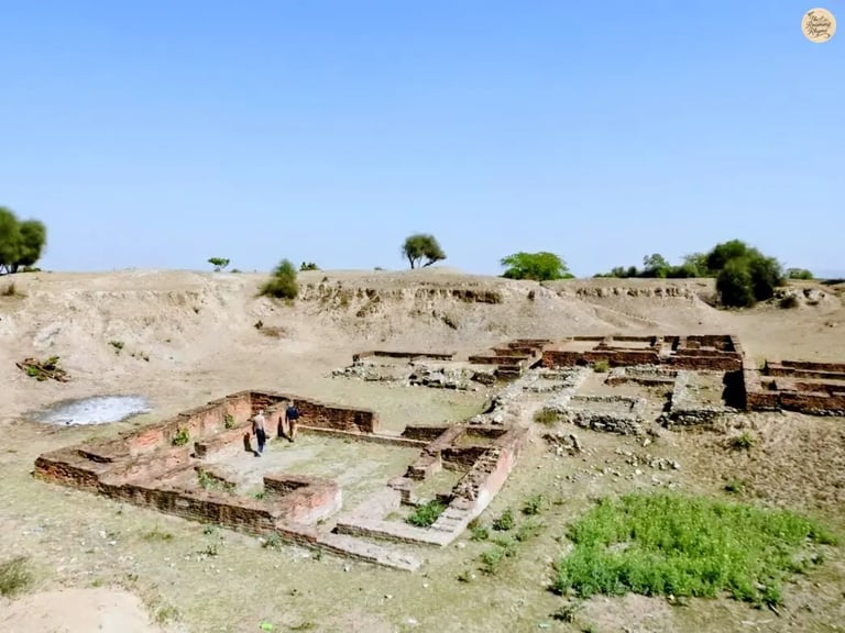 Archaeological site of Naliasar near Sambhar Salt Lake, revealing traces of lost settlements.