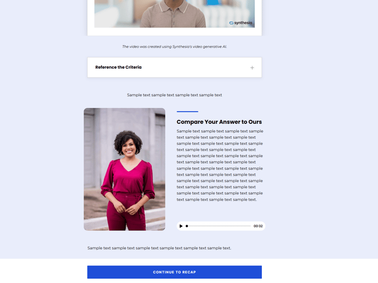 Sample 2 with exemplar answer.