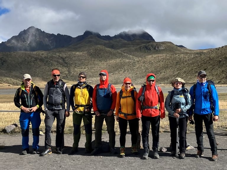 ready to climb Ruminahui Central in Cotopaxi National Park