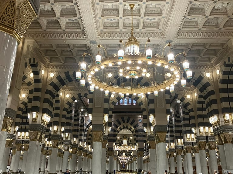 Interior of Haram in Makkah