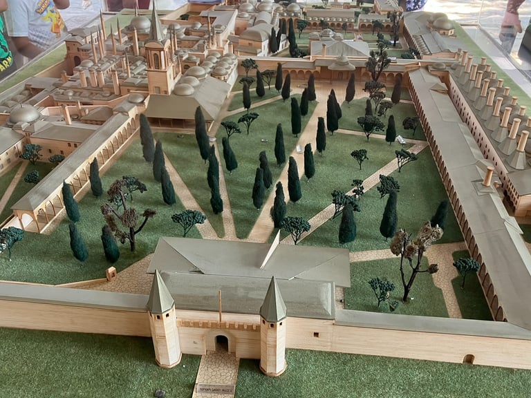 Model of Topkapi Palace Istanbul