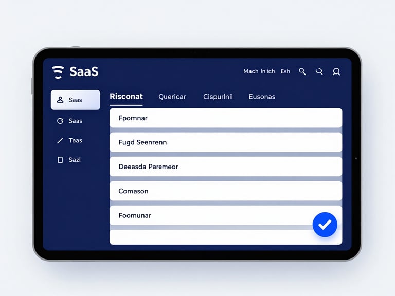SaaS interface mockup showing official handball league match report import screen with clean data fields and success checkmark.