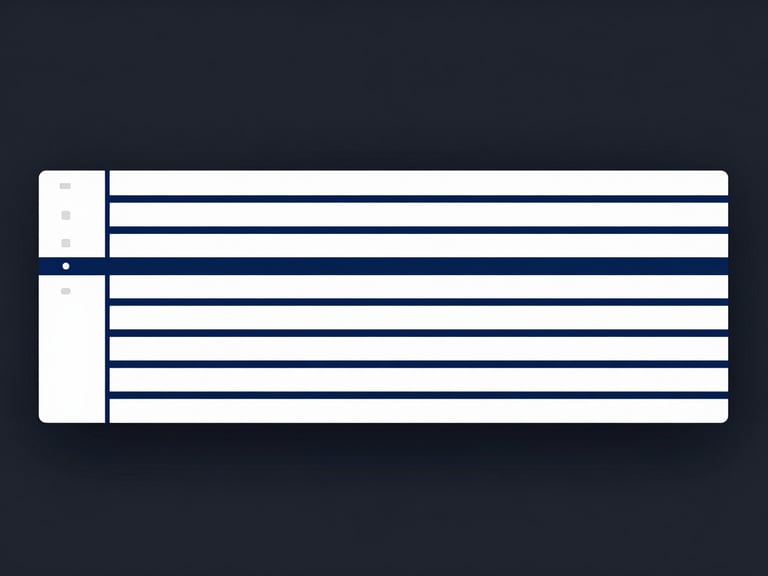 Orthographic straight-on screenshot of a clean minimalist user interface, deep charcoal background, white layout containers, electric blue accent lines, sharp focus, macro detail of code editor