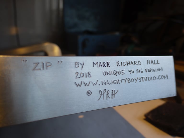 Stainless Steel Artistic Fabrication In Progress