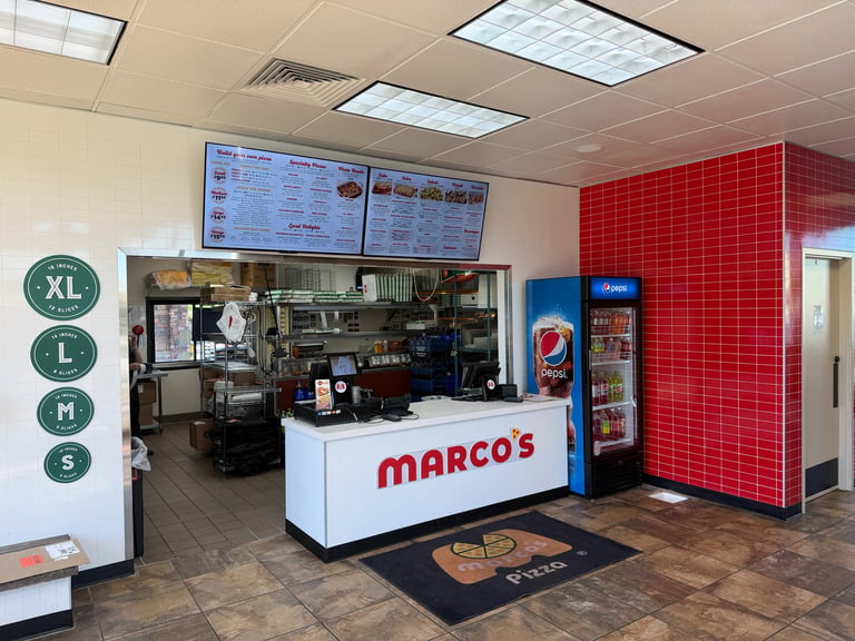 Image of a Marco's Pizza store interior