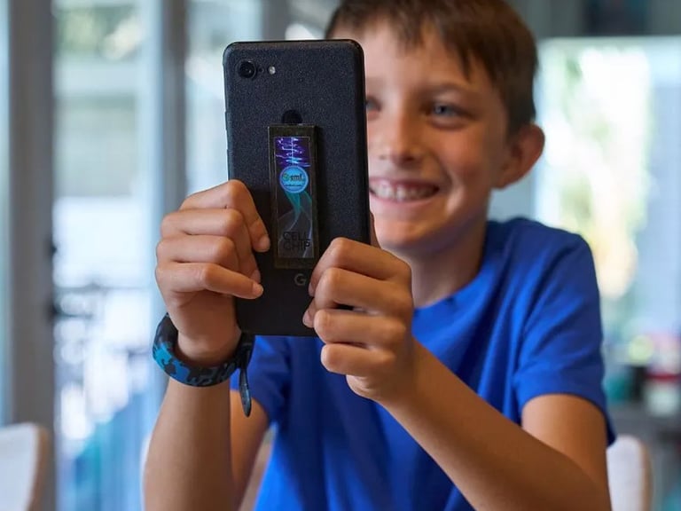 cell phone chip from emf sol