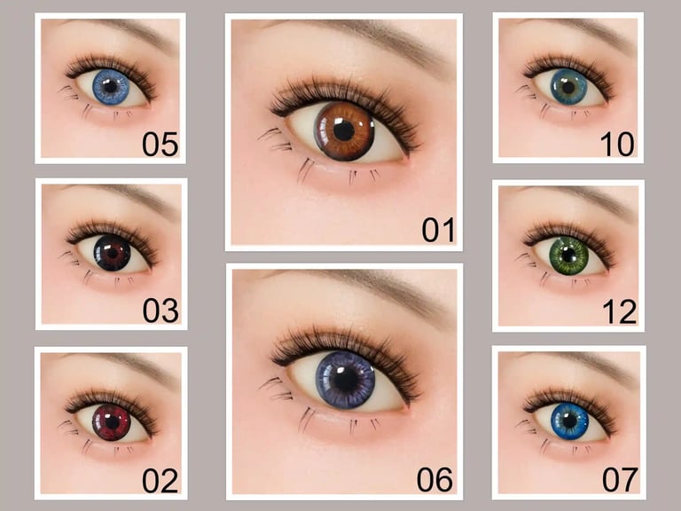 choix yeux dolls sexuelle DDF