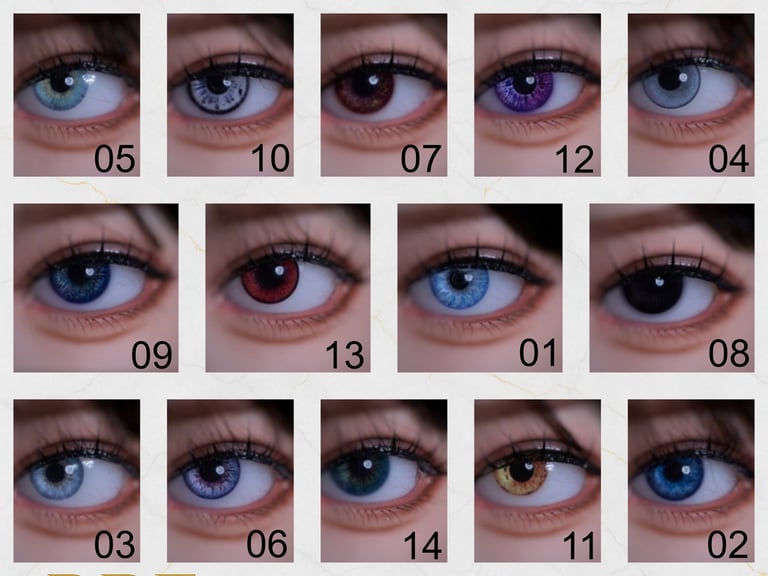 yeux poupée femme realiste