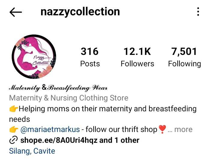 Nazzy Collection in instagram