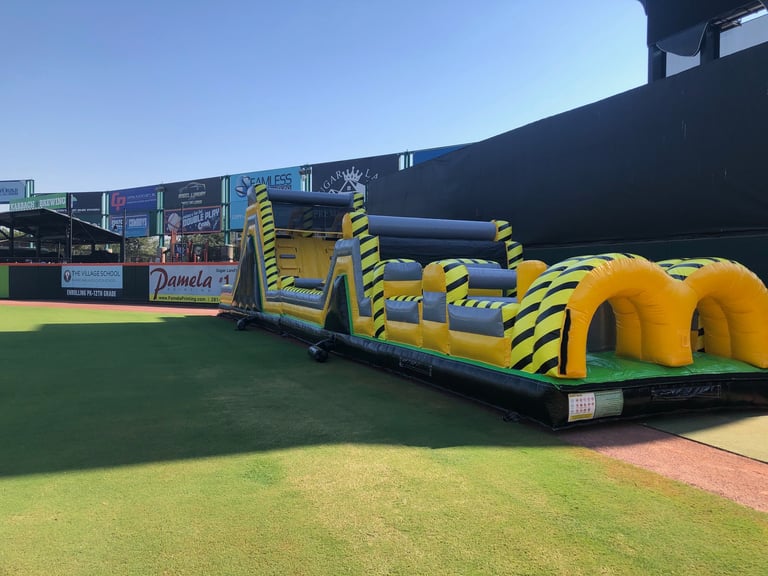 72 ft obstacle course