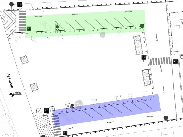 estratto elaborato piccoli lavori in piazza castello
