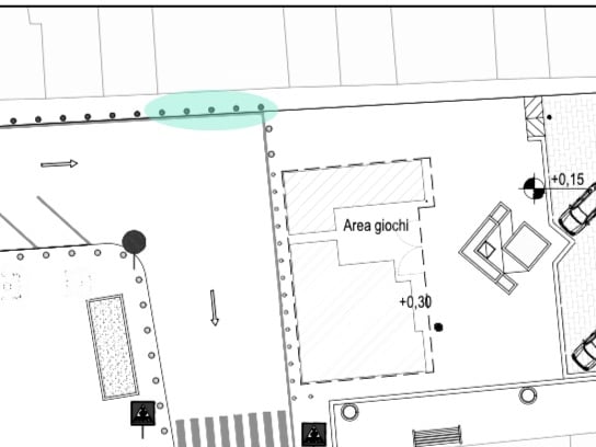 estratto dell'elaborato dei lavori di piazza castello