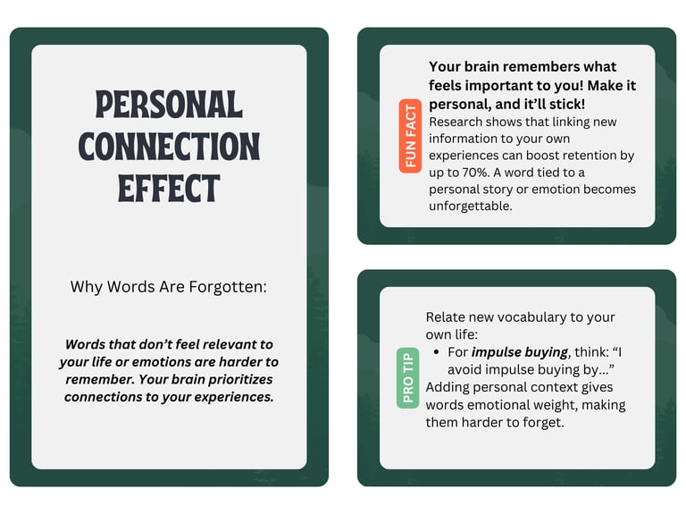 personal connection effect