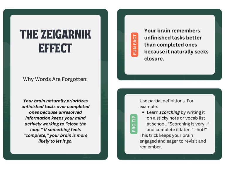 zeigarnik effect